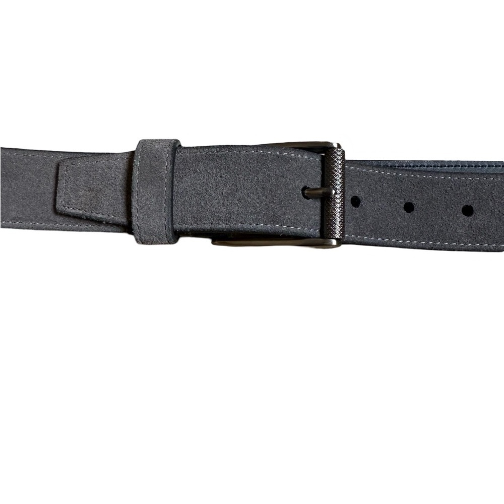 1901 Grey Excalibur Belt - Size 46 Genuine Leather
